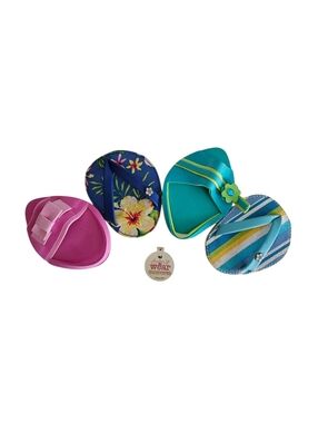 DRINKWEAR 4-Piece Flip Flop Coaster Set